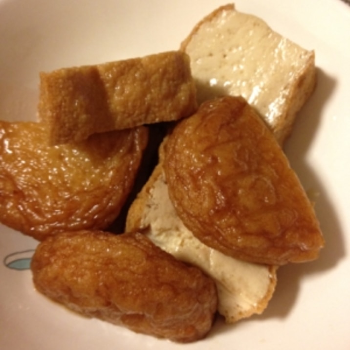 簡単! 厚揚げとさつま揚げの煮物
